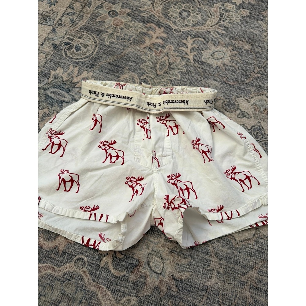 Vintage Y2K Abercrombie & Fitch Moose Logo Boxer Shorts